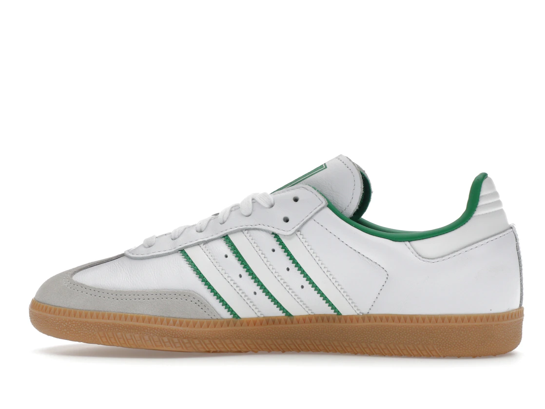 Vue 20 de adidas Samba OG Crystal White Green