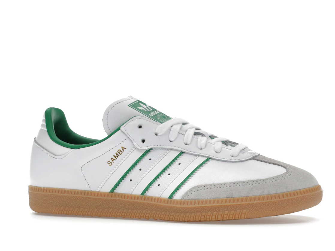 Vue 3 de adidas Samba OG Crystal White Green