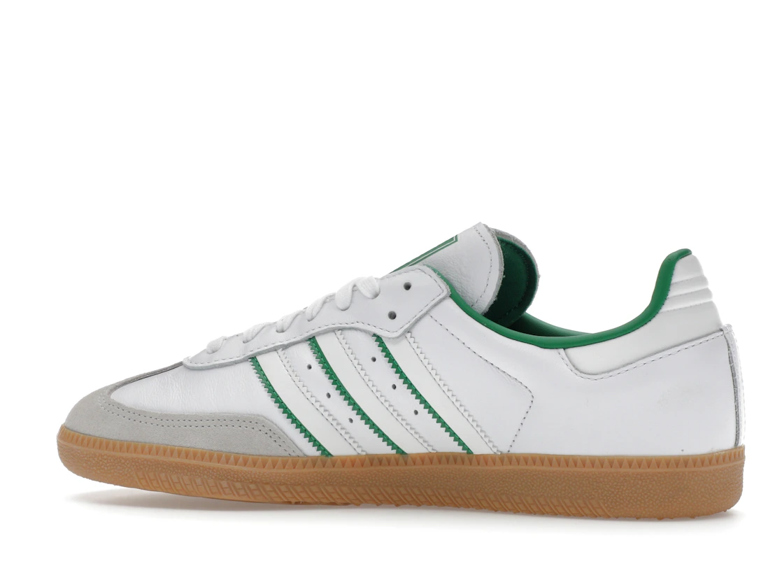 Vue 21 de adidas Samba OG Crystal White Green