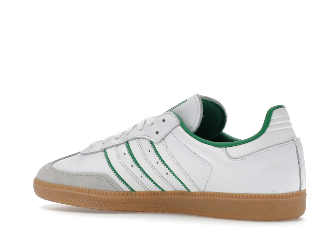 Vue 22 de adidas Samba OG Crystal White Green
