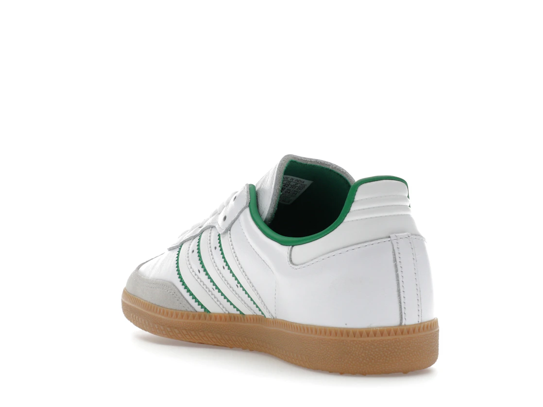 Vue 25 de adidas Samba OG Crystal White Green