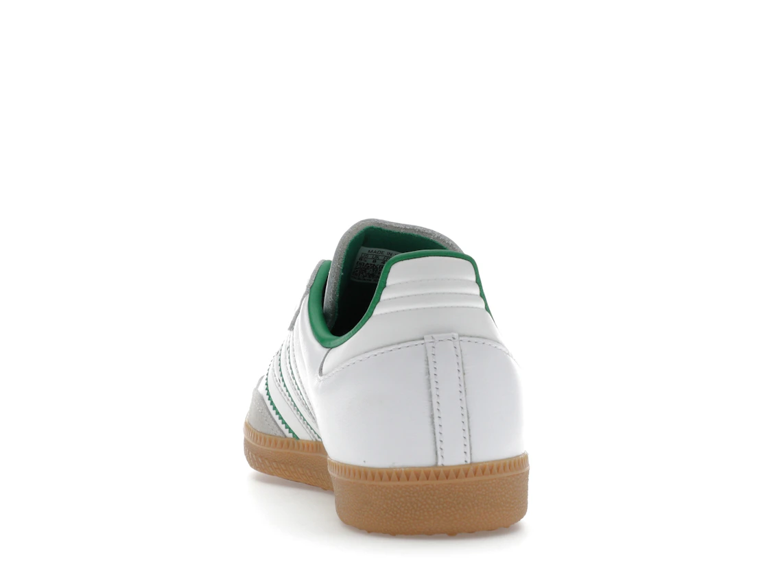 Vue 27 de adidas Samba OG Crystal White Green