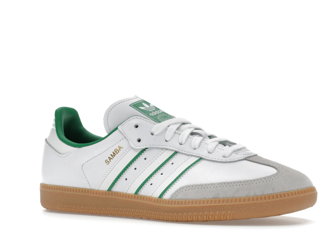 Vue 4 de adidas Samba OG Crystal White Green