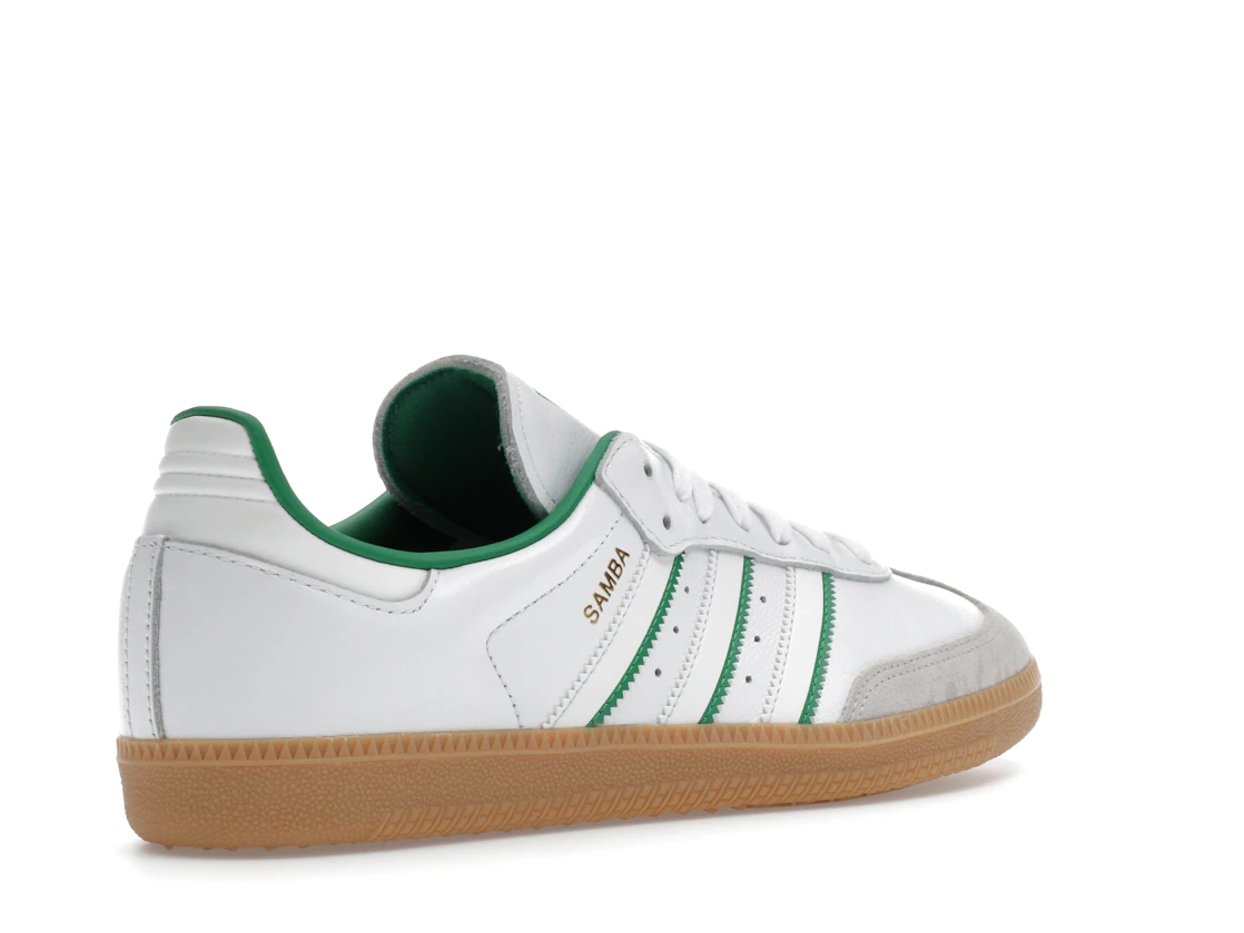 Vue 33 de adidas Samba OG Crystal White Green