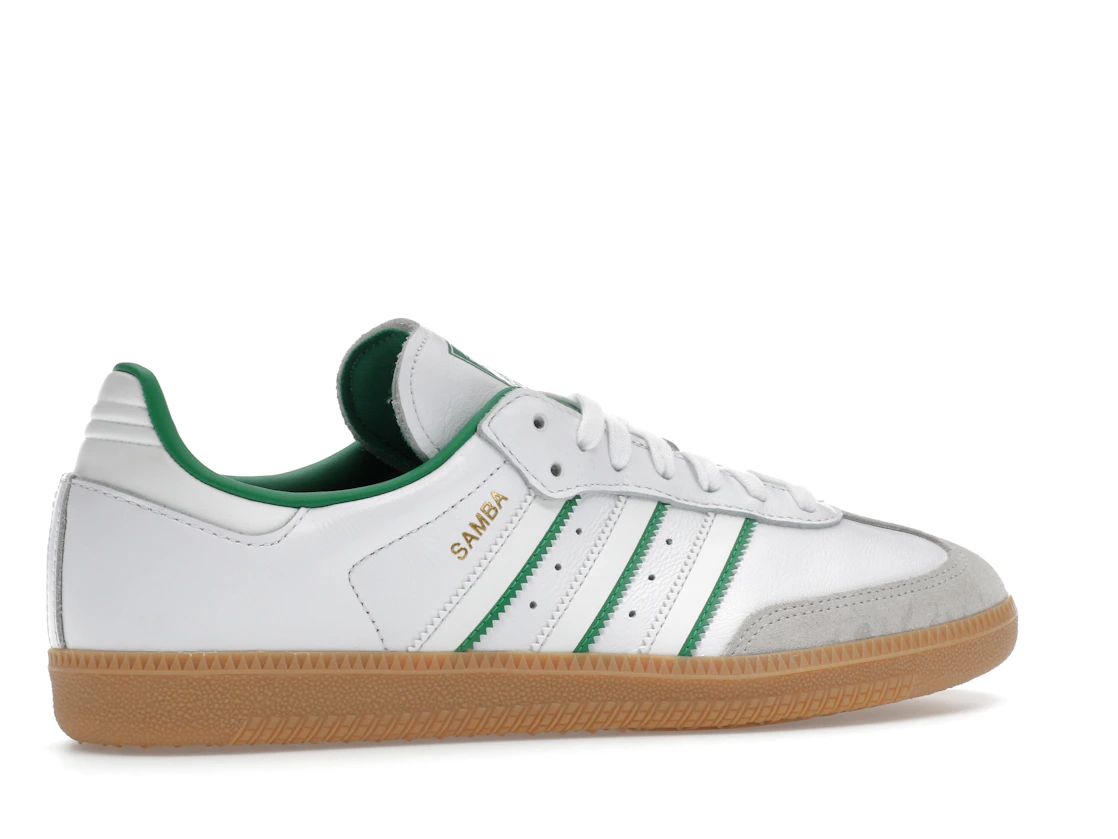 Vue 35 de adidas Samba OG Crystal White Green