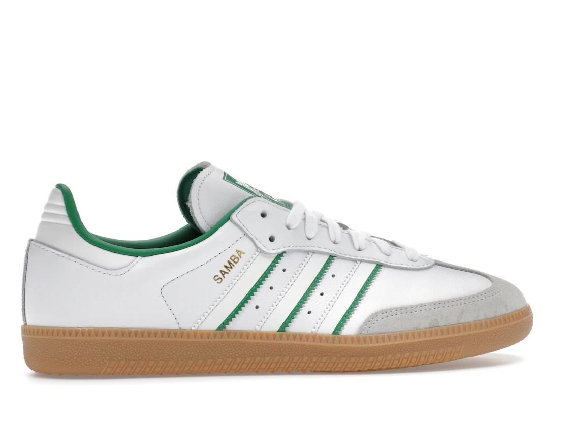 Vue 36 de adidas Samba OG Crystal White Green