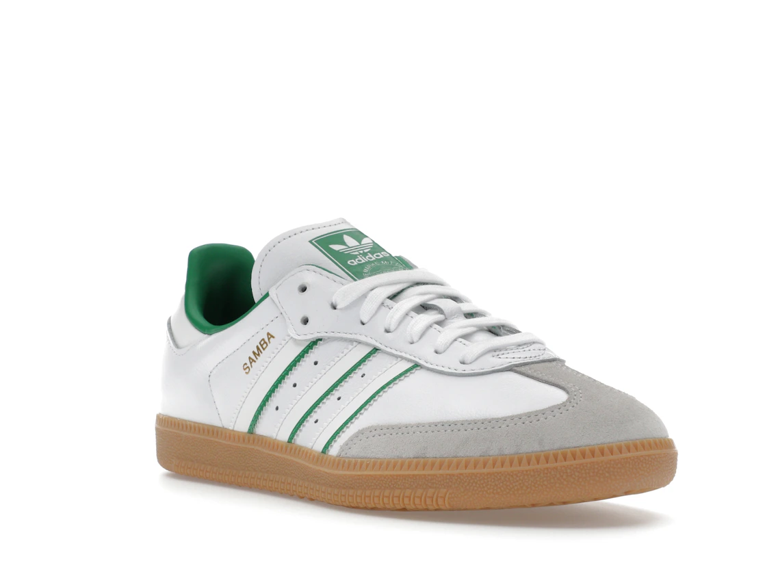 Vue 6 de adidas Samba OG Crystal White Green
