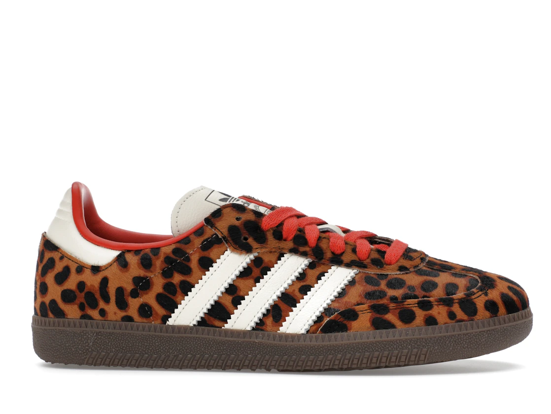 Vue 2 de adidas Samba OG Preloved Red Leopard 