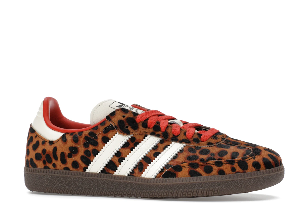 Vue 3 de adidas Samba OG Preloved Red Leopard 