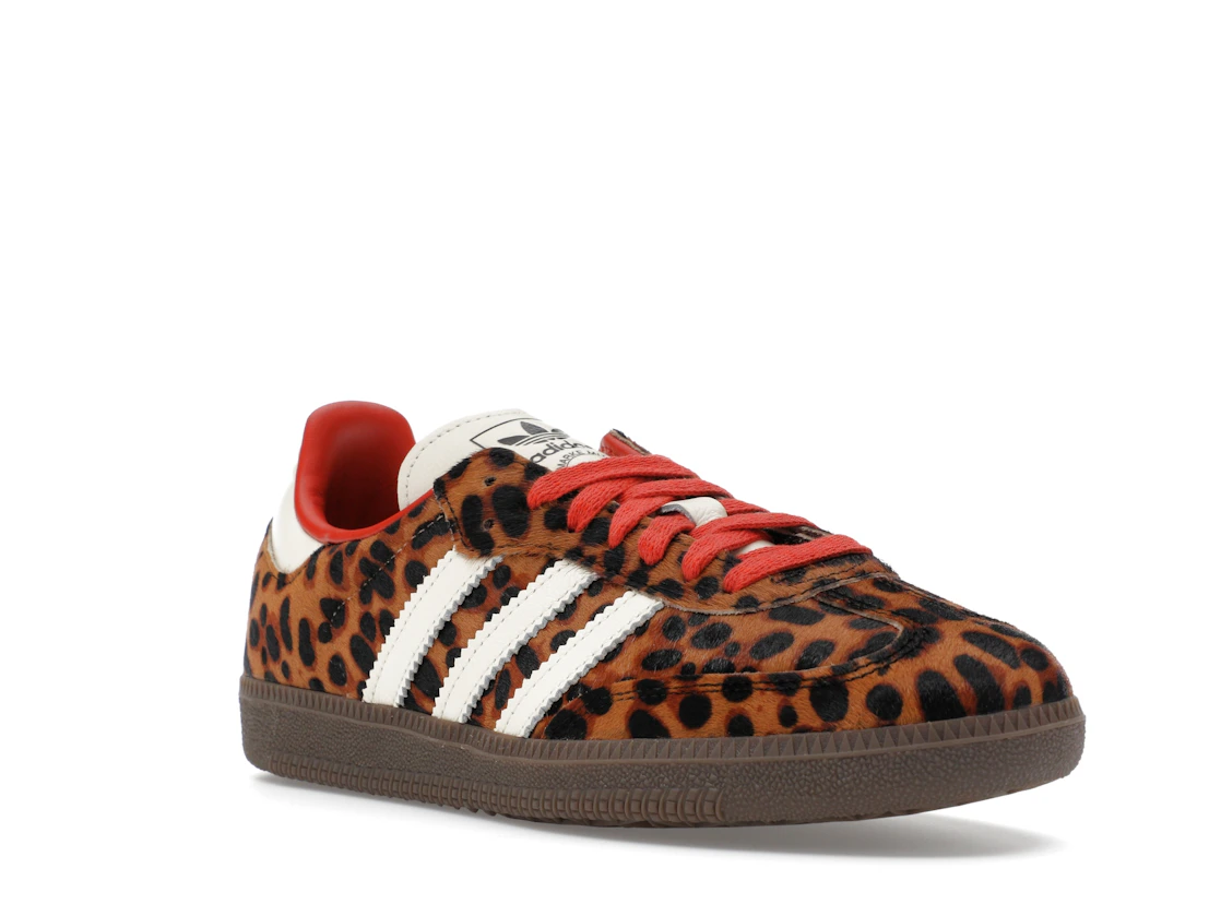 Vue 6 de adidas Samba OG Preloved Red Leopard 