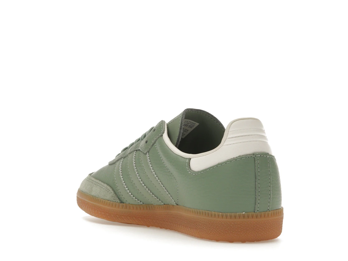 Vue 25 de adidas Samba OG Silver Green 