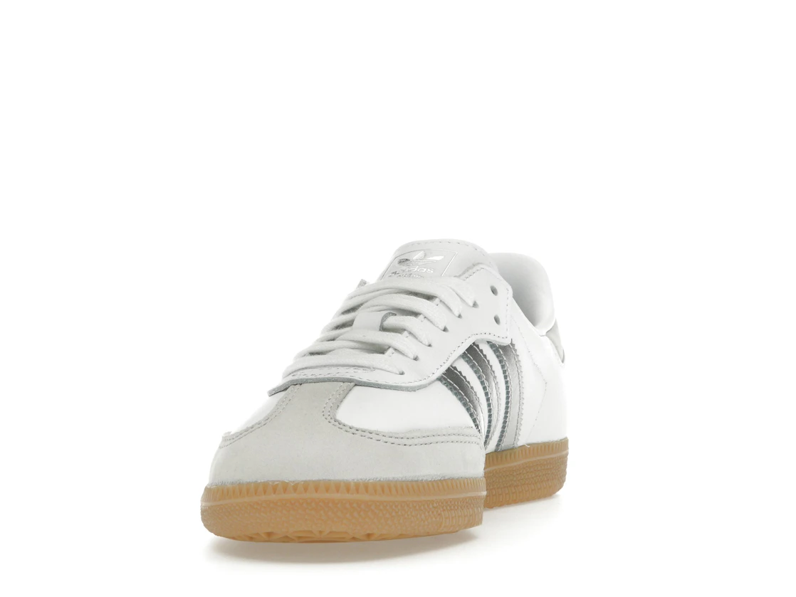 Vue 12 de adidas Samba OG White Silver Metallic Grey 