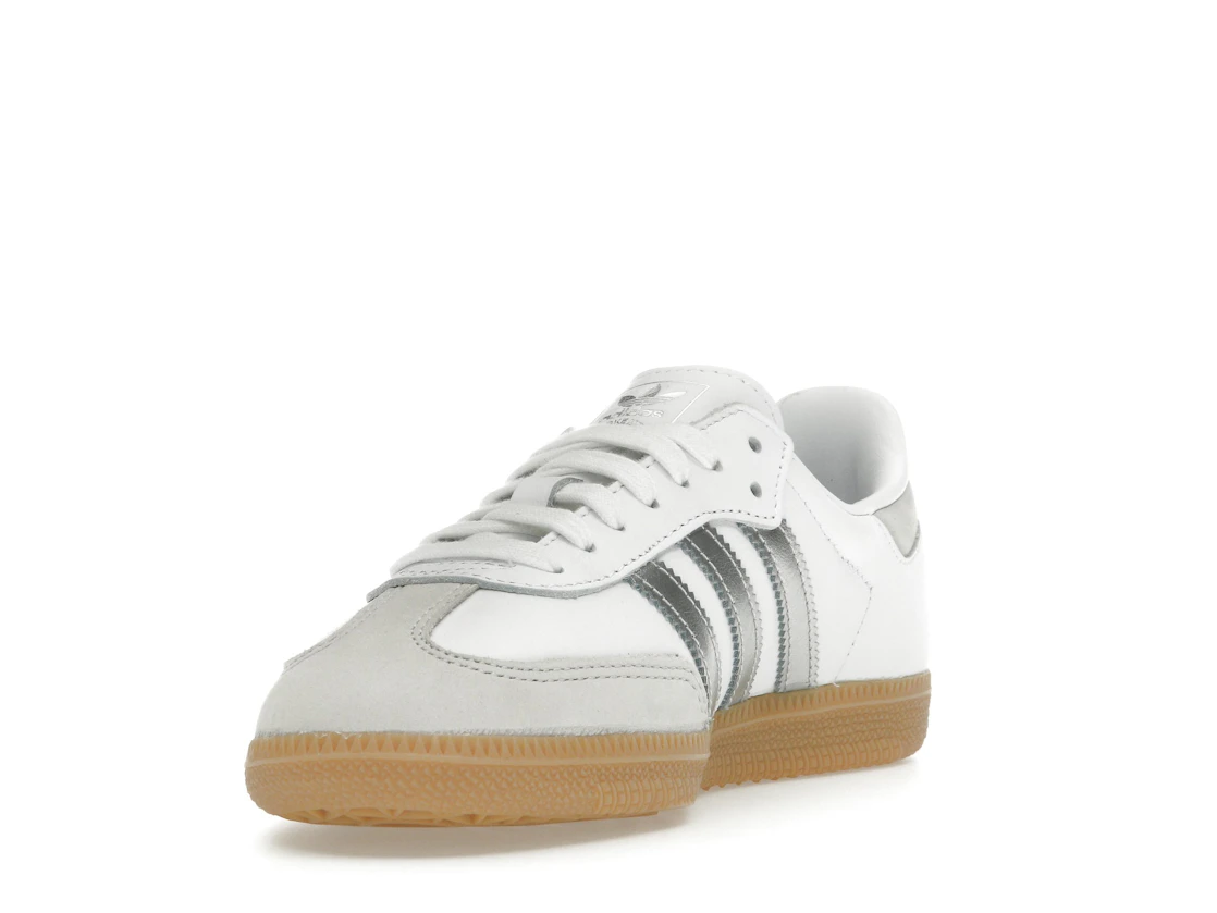 Vue 13 de adidas Samba OG White Silver Metallic Grey 