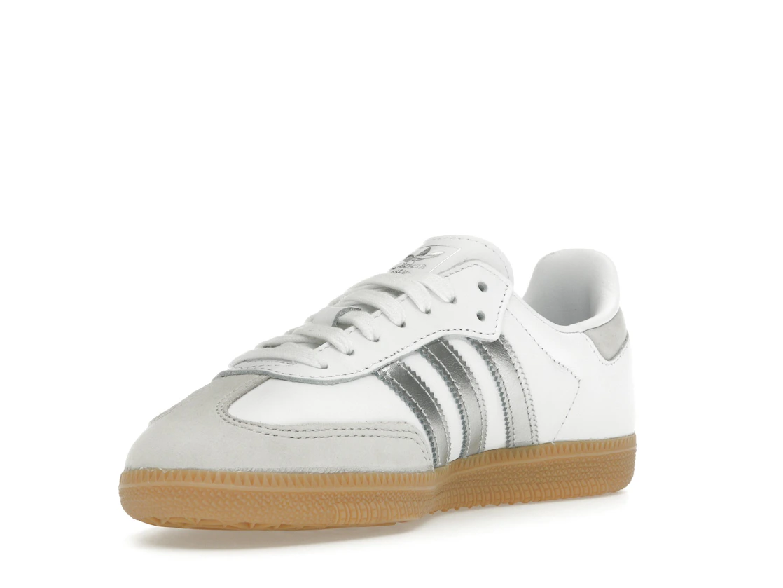 Vue 14 de adidas Samba OG White Silver Metallic Grey 