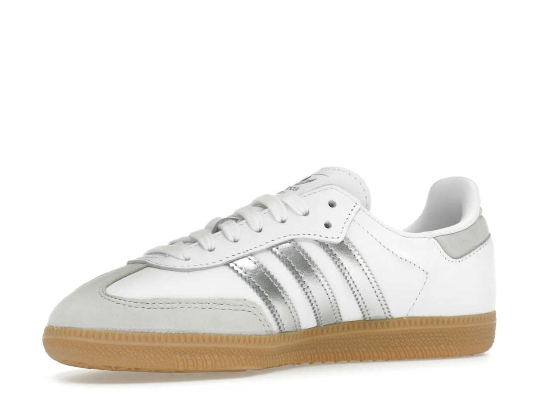 Vue 16 de adidas Samba OG White Silver Metallic Grey 