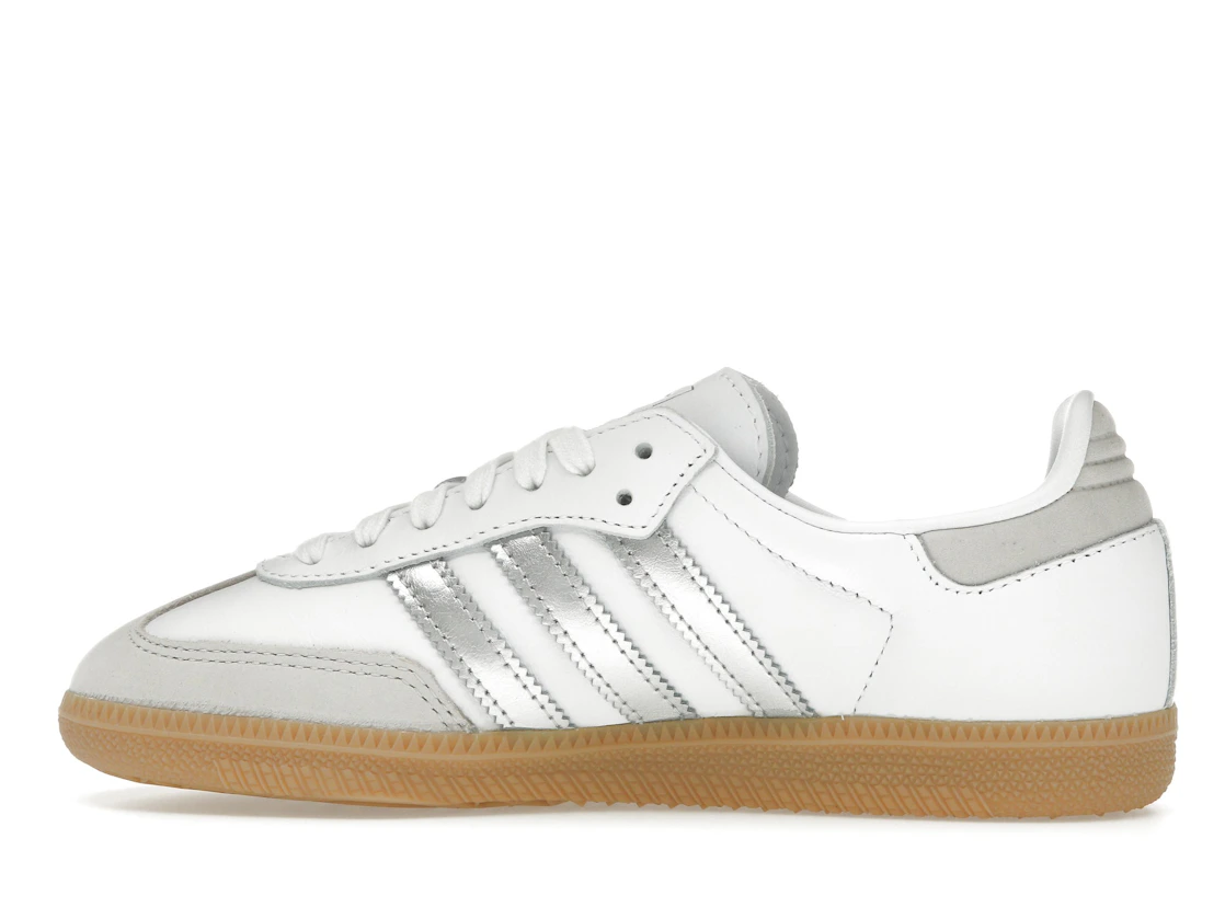 Vue 20 de adidas Samba OG White Silver Metallic Grey 