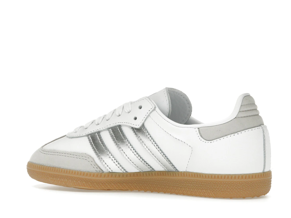 Vue 22 de adidas Samba OG White Silver Metallic Grey 