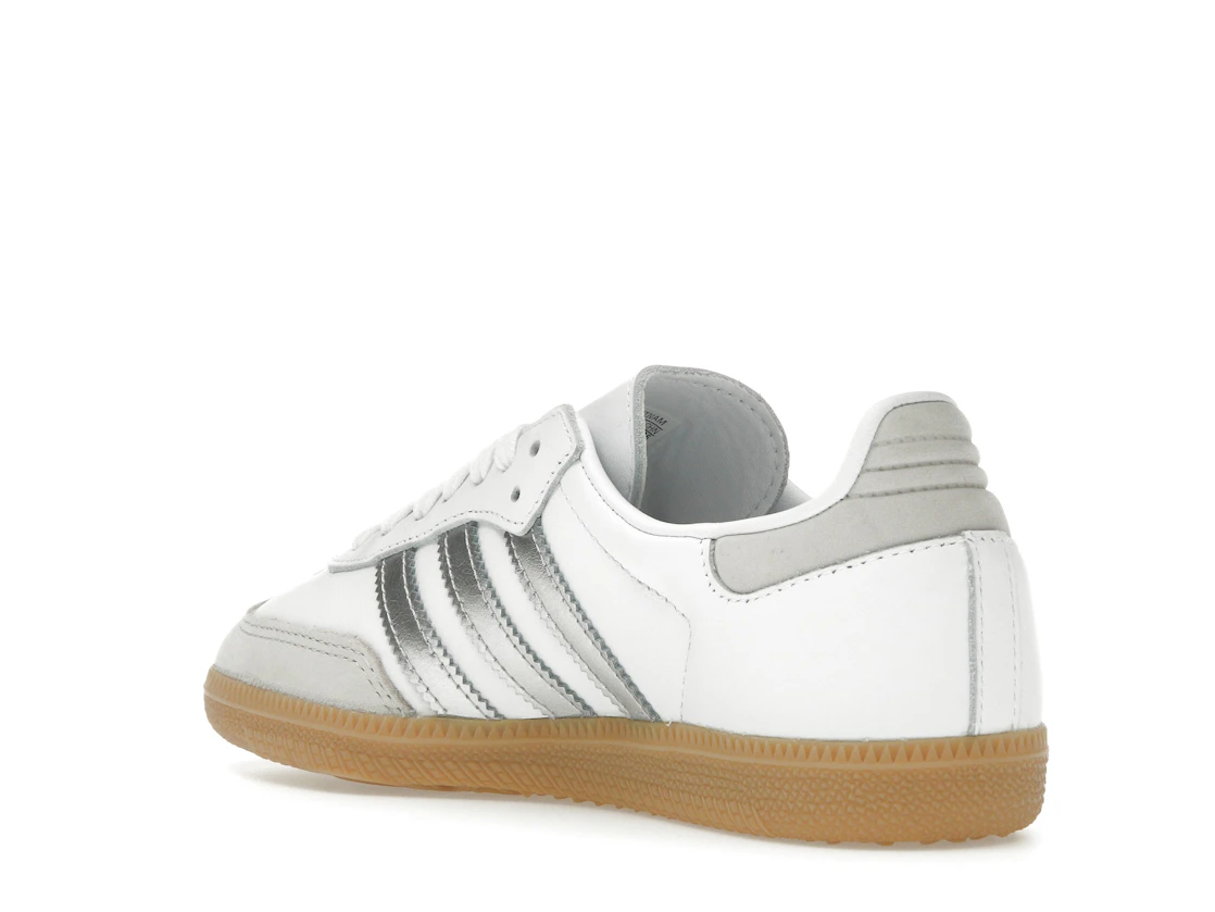 Vue 24 de adidas Samba OG White Silver Metallic Grey 