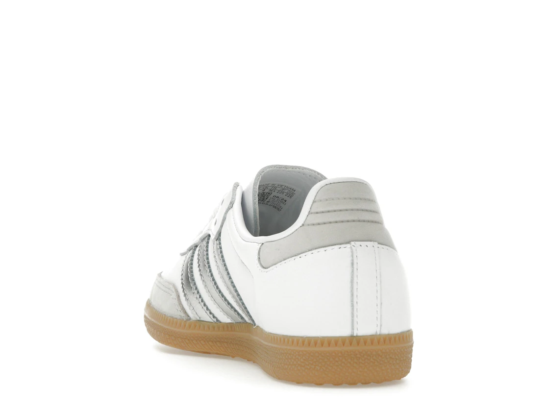 Vue 26 de adidas Samba OG White Silver Metallic Grey 