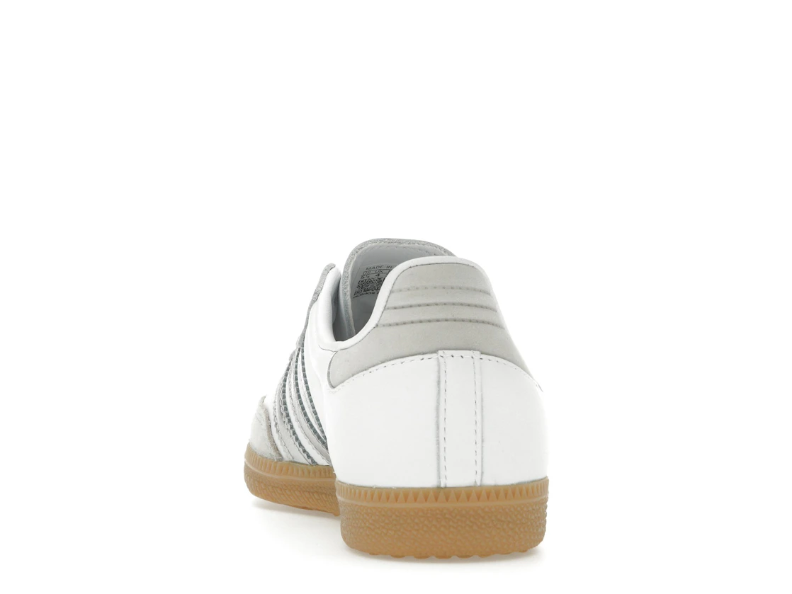 Vue 27 de adidas Samba OG White Silver Metallic Grey 