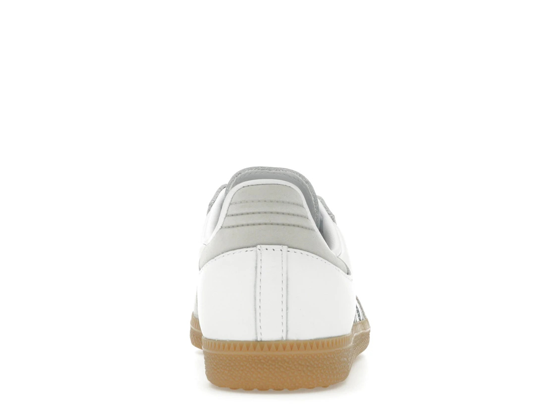 Vue 28 de adidas Samba OG White Silver Metallic Grey 