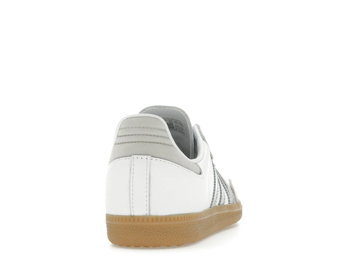 Vue 29 de adidas Samba OG White Silver Metallic Grey 