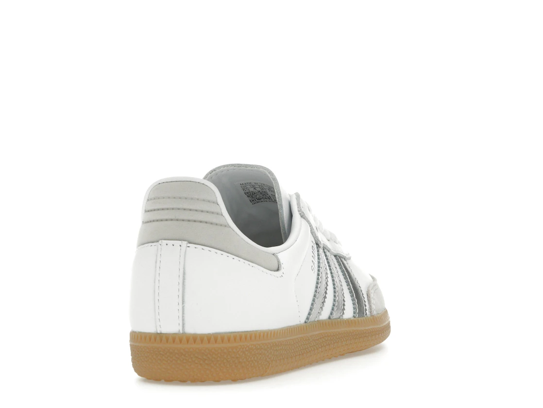 Vue 30 de adidas Samba OG White Silver Metallic Grey 