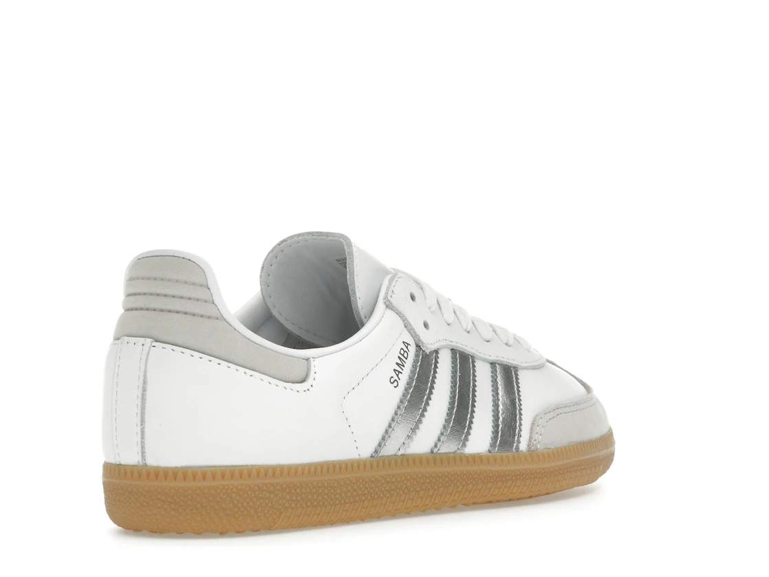 Vue 32 de adidas Samba OG White Silver Metallic Grey 