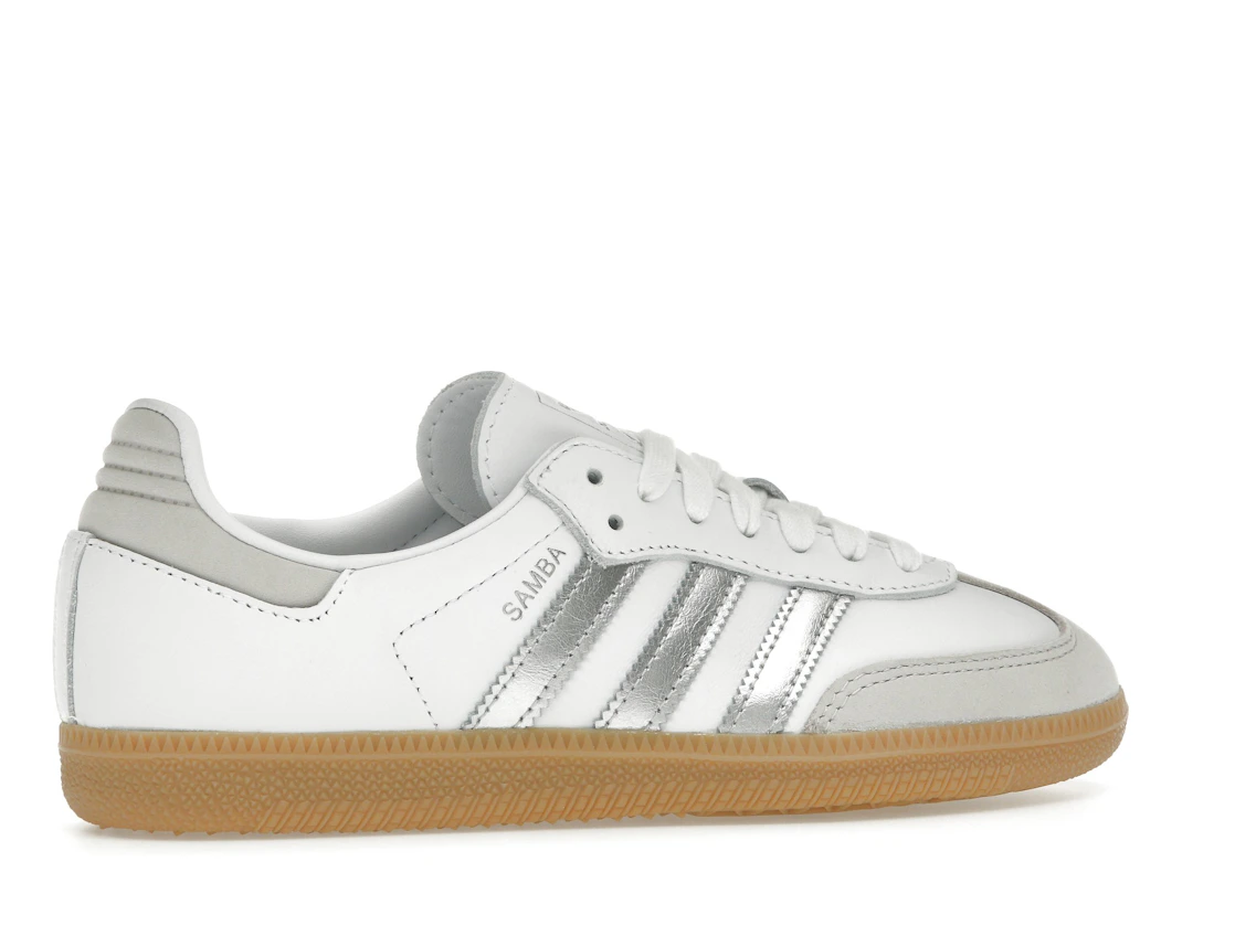 Vue 35 de adidas Samba OG White Silver Metallic Grey 