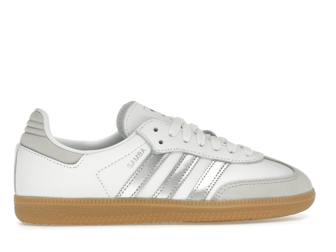 Vue 36 de adidas Samba OG White Silver Metallic Grey 