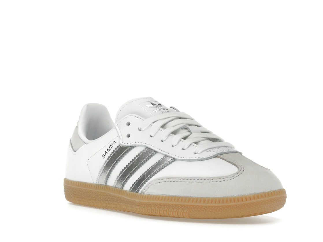 Vue 6 de adidas Samba OG White Silver Metallic Grey 
