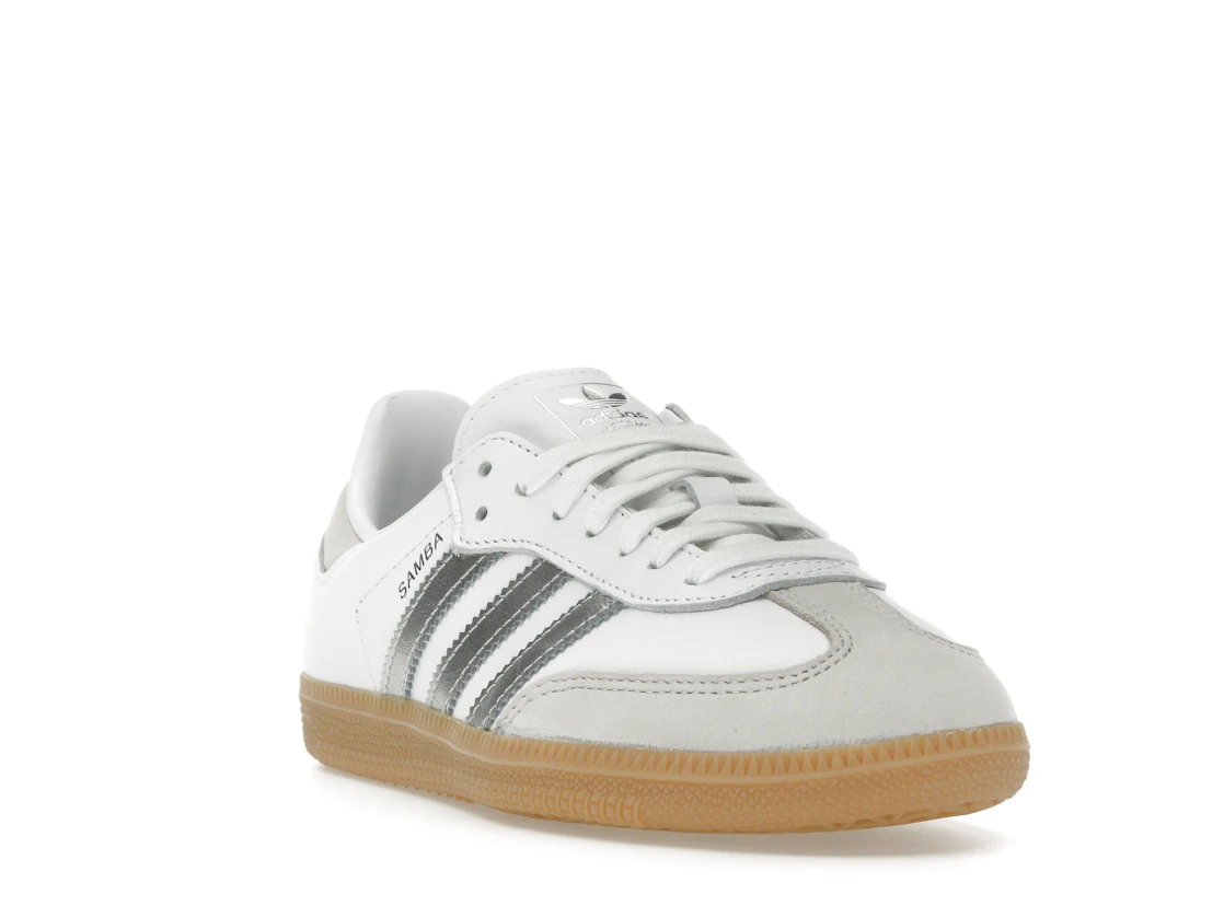 Vue 7 de adidas Samba OG White Silver Metallic Grey 