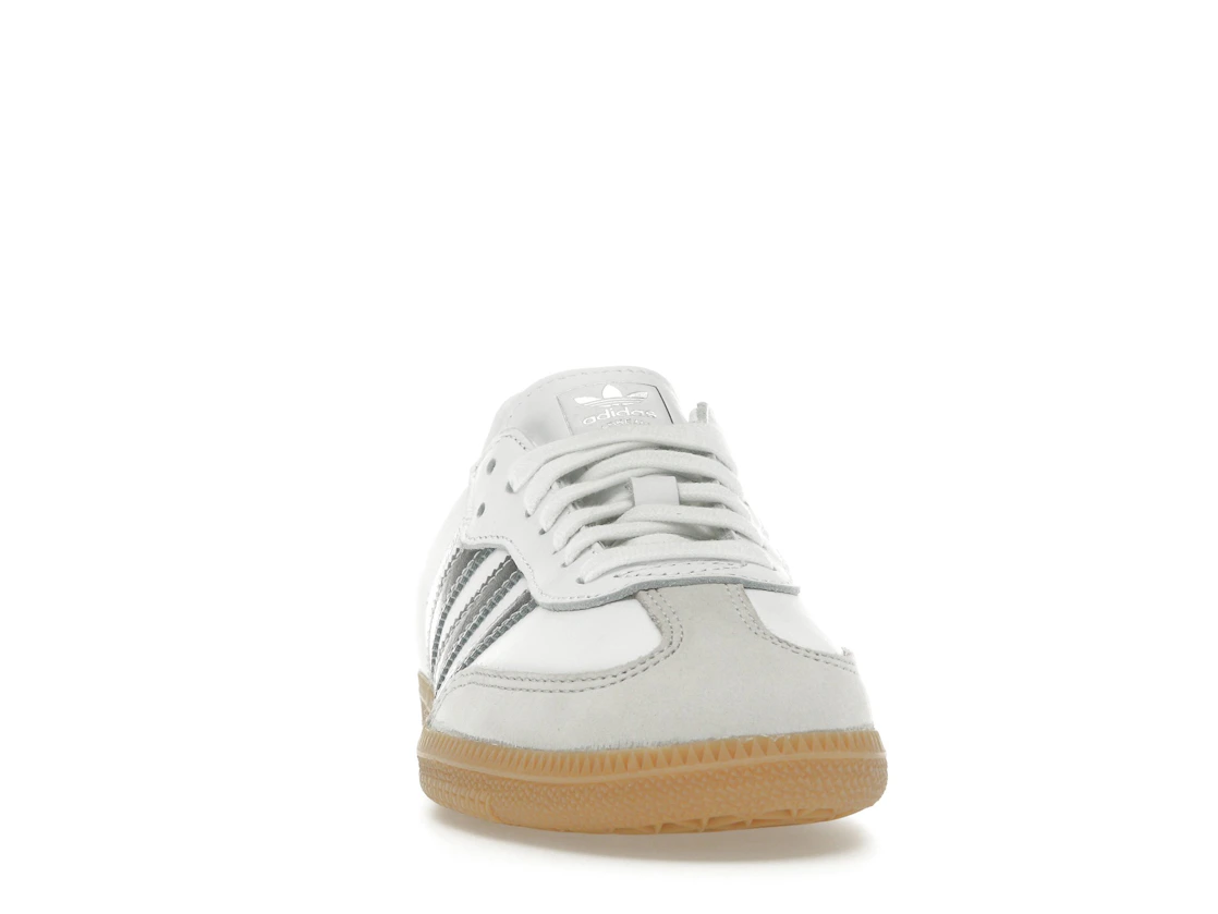 Vue 9 de adidas Samba OG White Silver Metallic Grey 