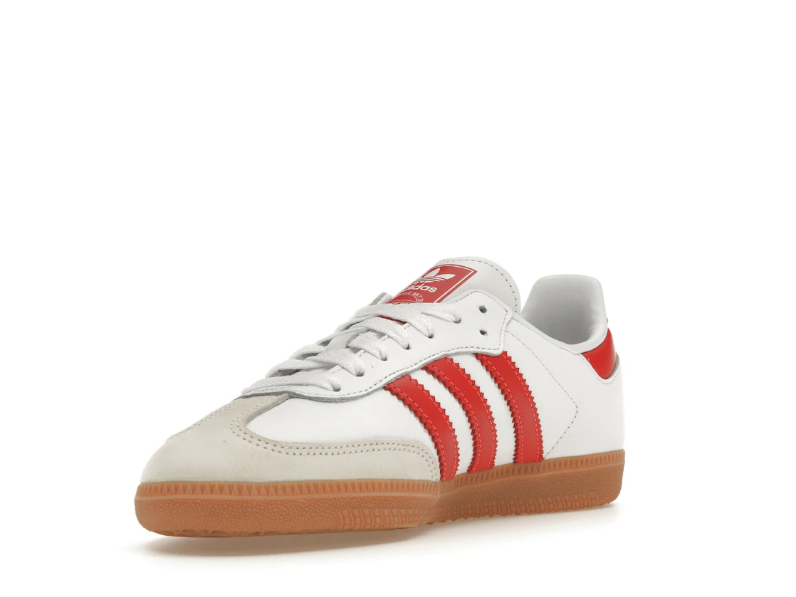 Vue 14 de adidas Samba OG White Solar Red Gum 