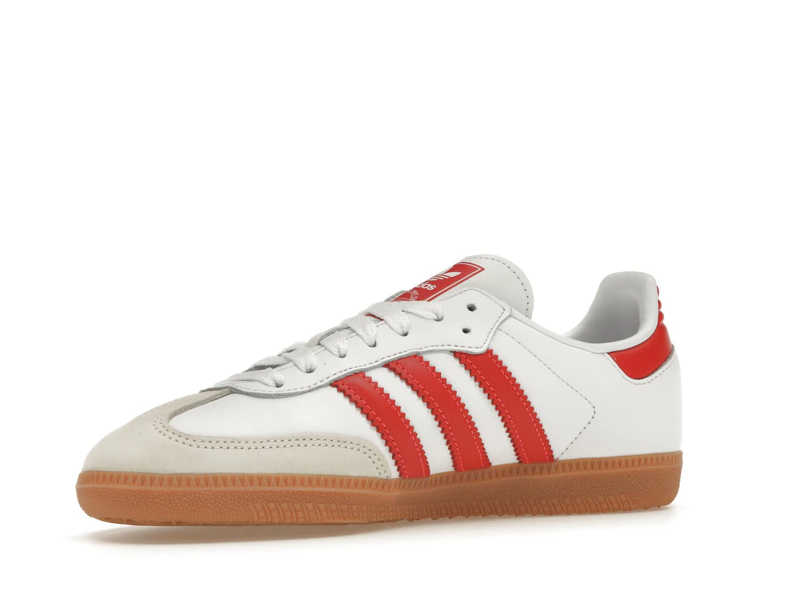 Vue 16 de adidas Samba OG White Solar Red Gum 