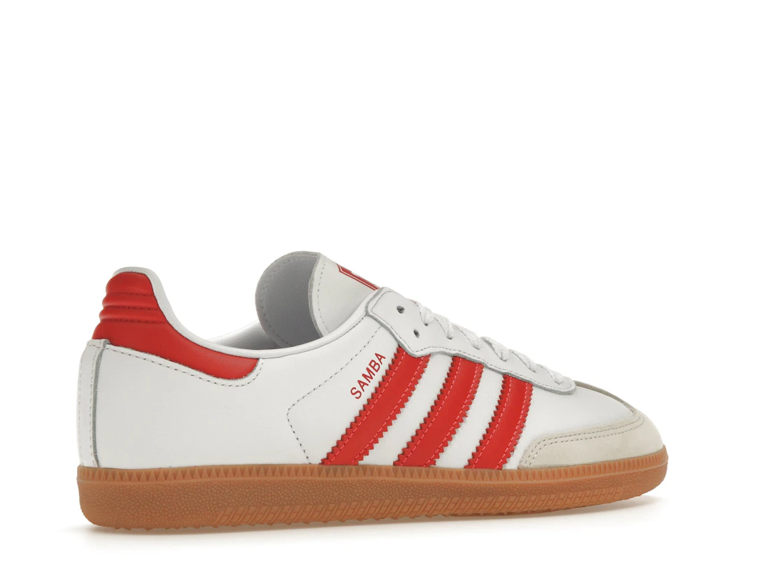 Vue 34 de adidas Samba OG White Solar Red Gum 