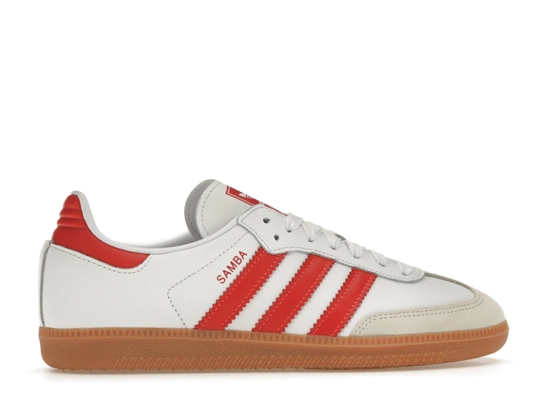 Vue 36 de adidas Samba OG White Solar Red Gum 