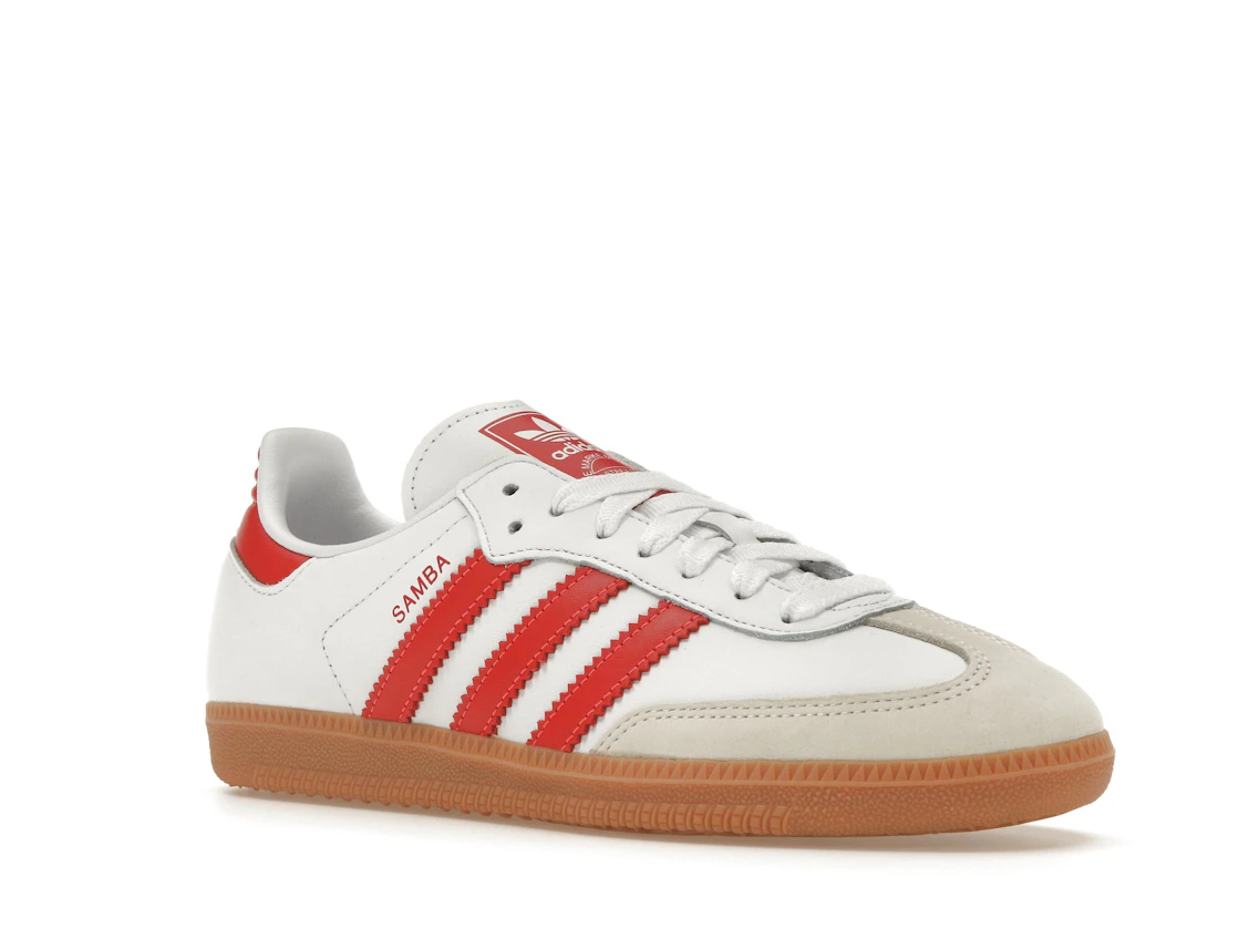 Vue 5 de adidas Samba OG White Solar Red Gum 