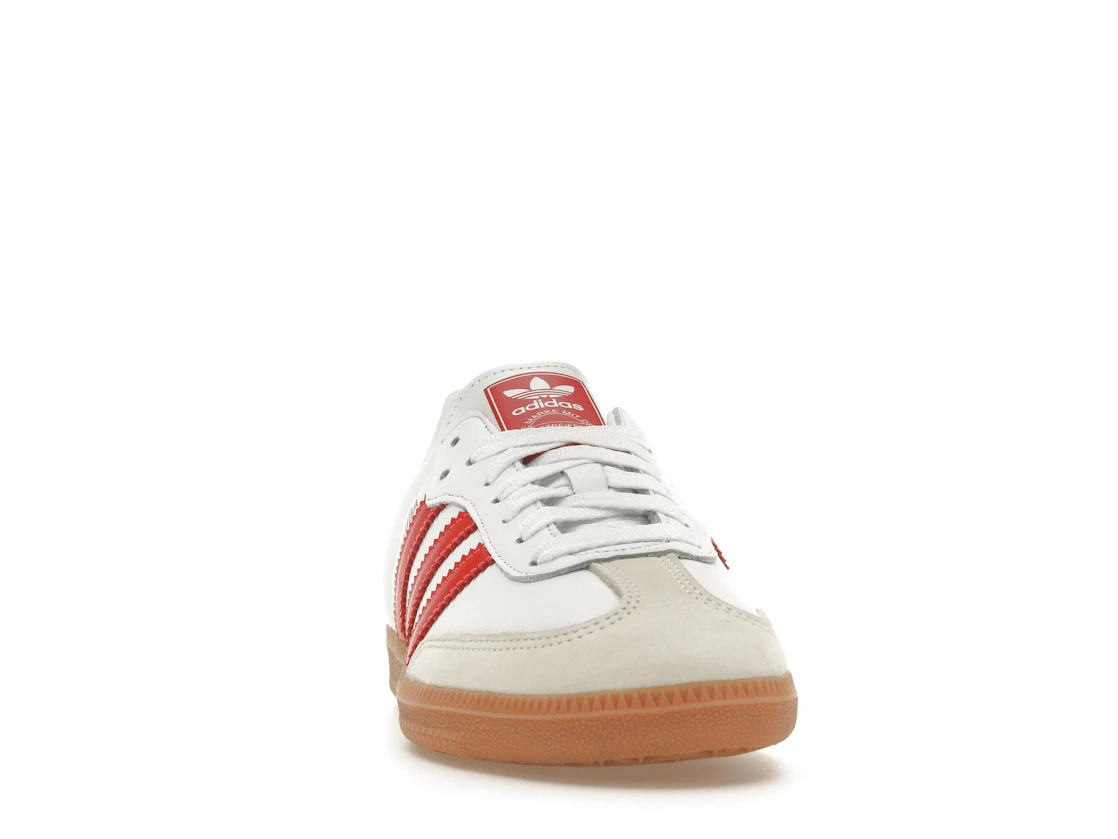 Vue 9 de adidas Samba OG White Solar Red Gum 