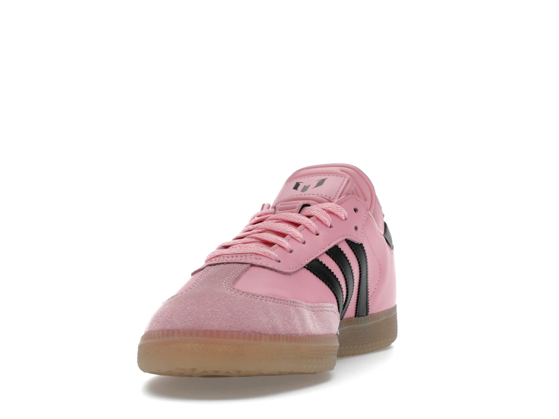 Vue 12 de adidas Samba Messi Light Pink Black