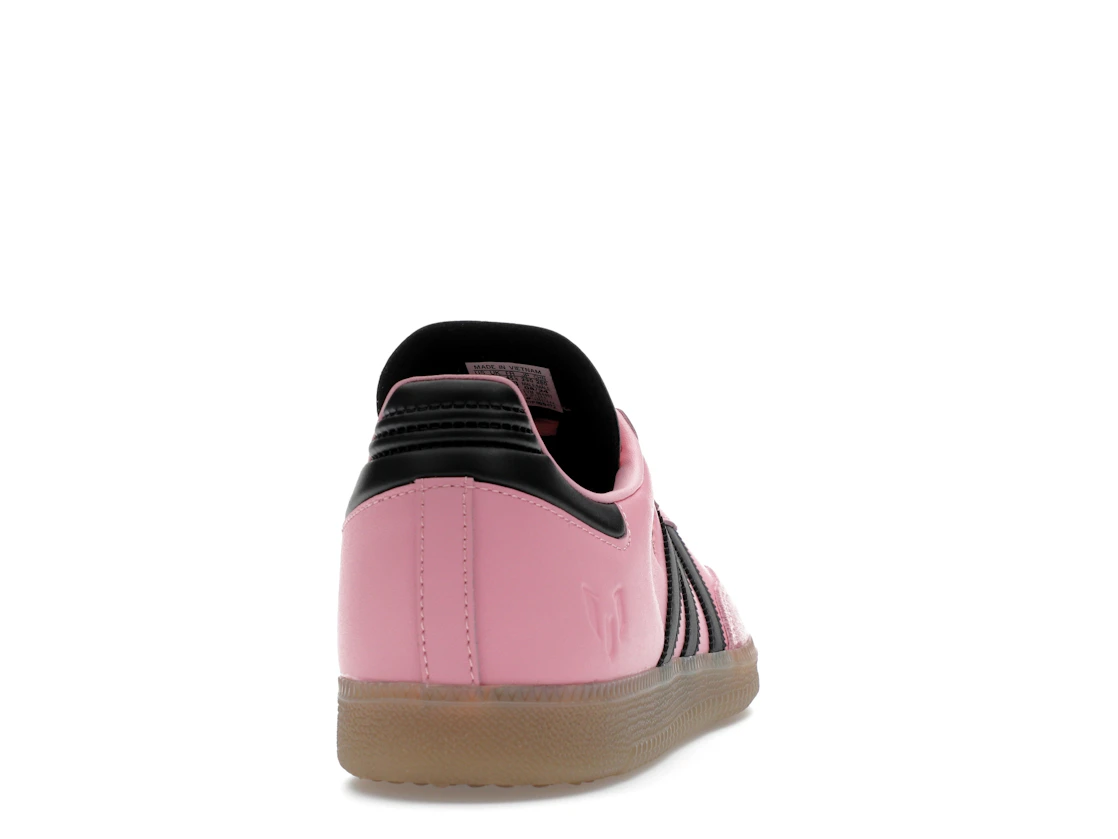 Vue 29 de adidas Samba Messi Light Pink Black