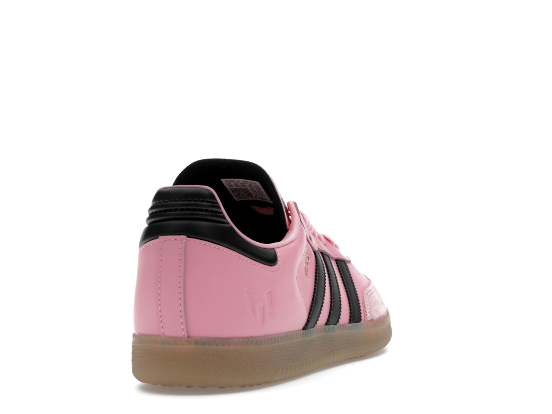 Vue 30 de adidas Samba Messi Light Pink Black