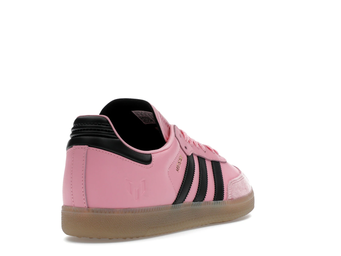 Vue 31 de adidas Samba Messi Light Pink Black
