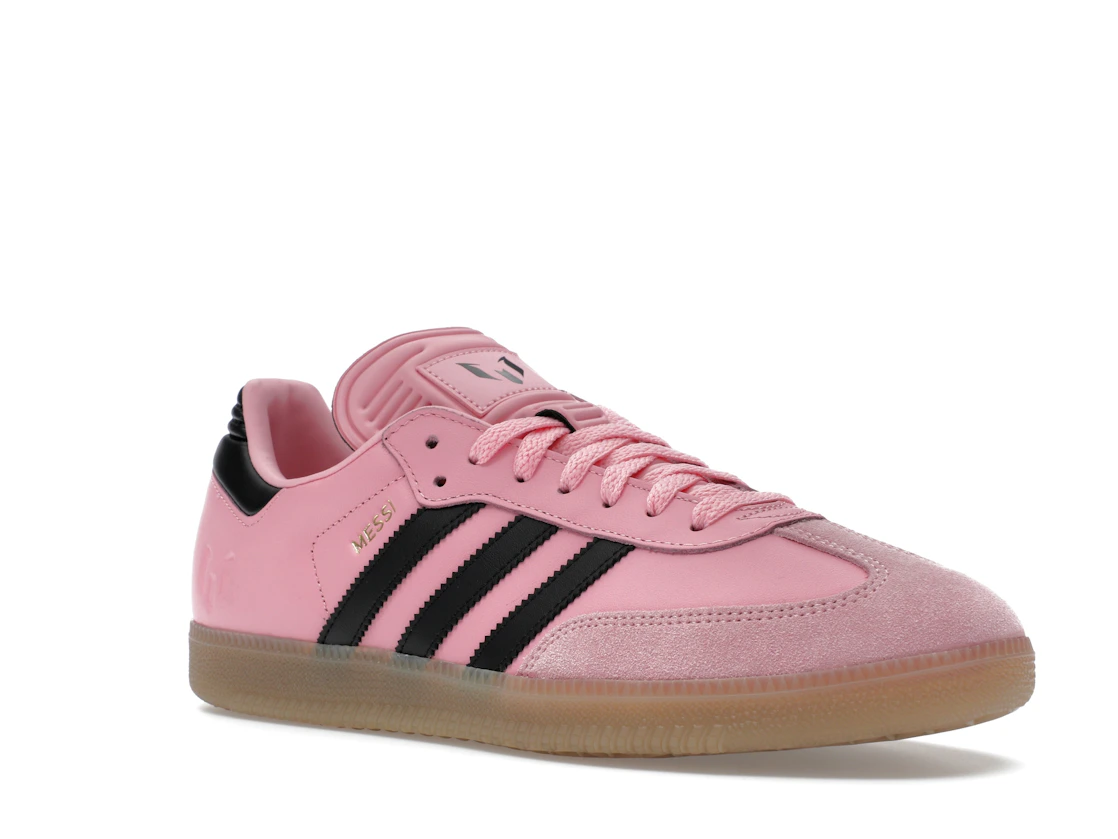 Vue 5 de adidas Samba Messi Light Pink Black