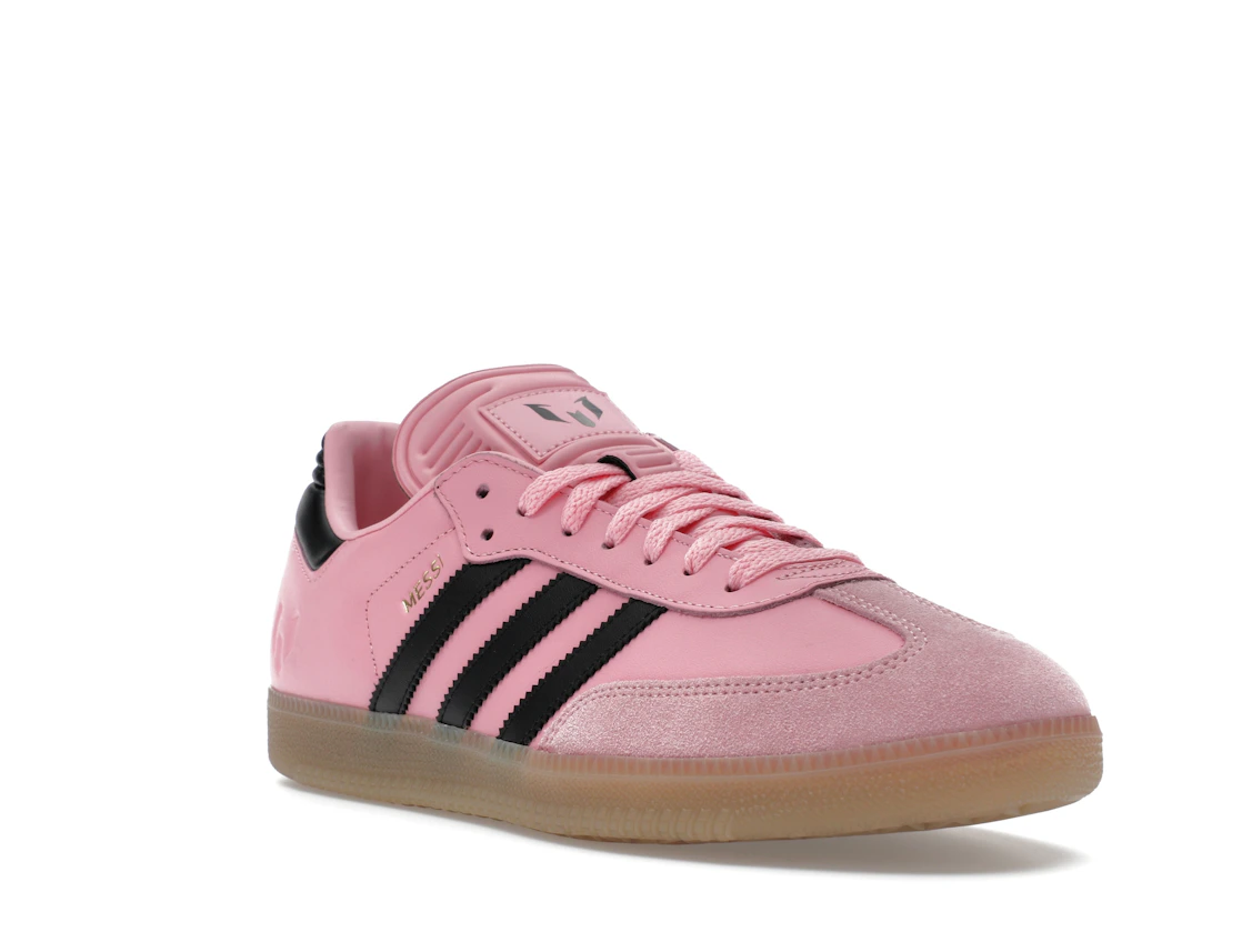 Vue 6 de adidas Samba Messi Light Pink Black