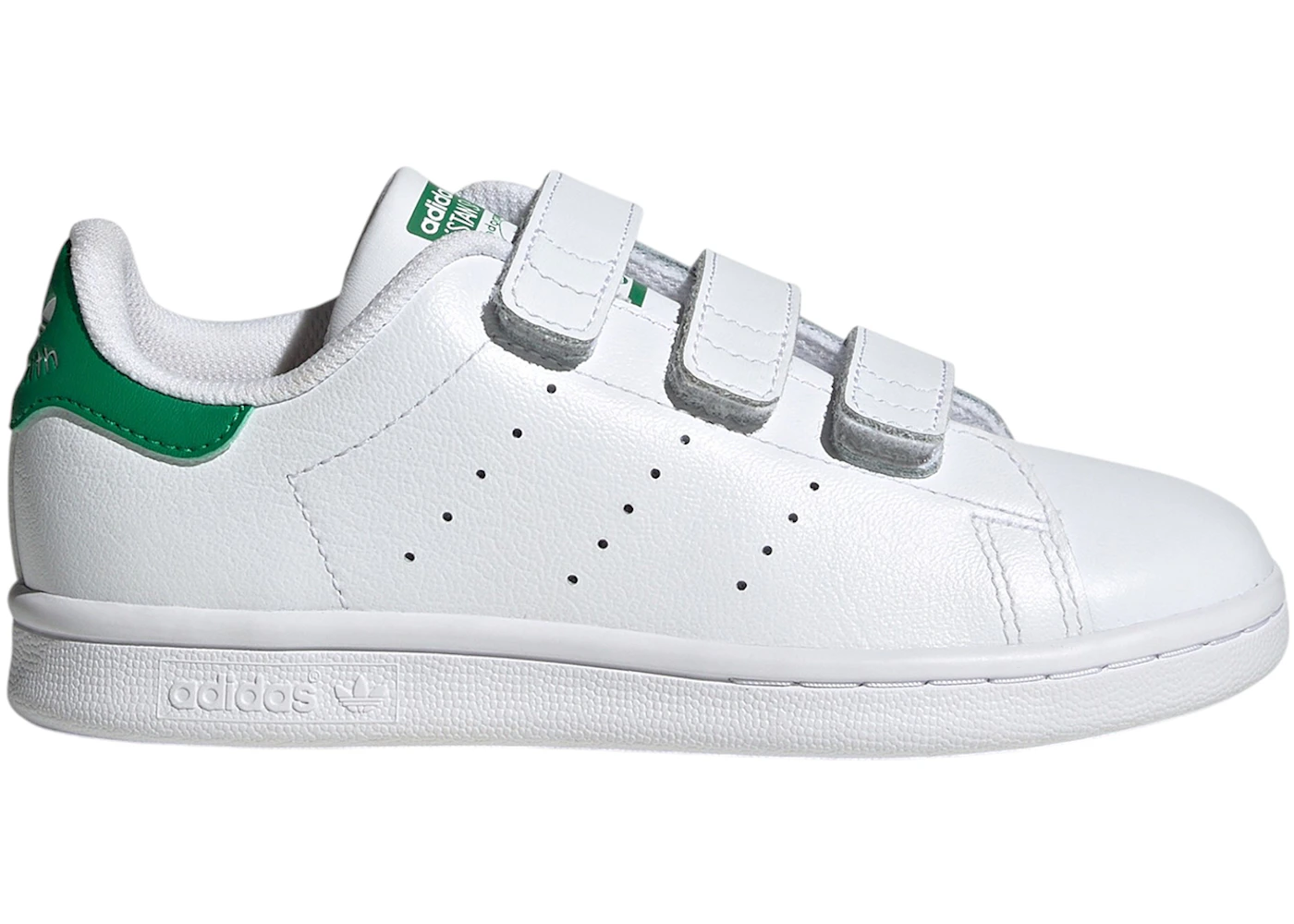adidas Stan Smith Comfort Closure Cloud White Green (PS)