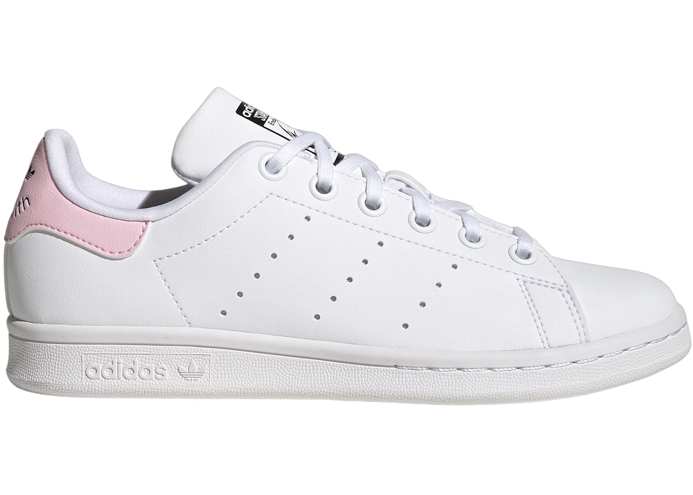 adidas Stan Smith Cloud White Clear Pink Core Black (GS)