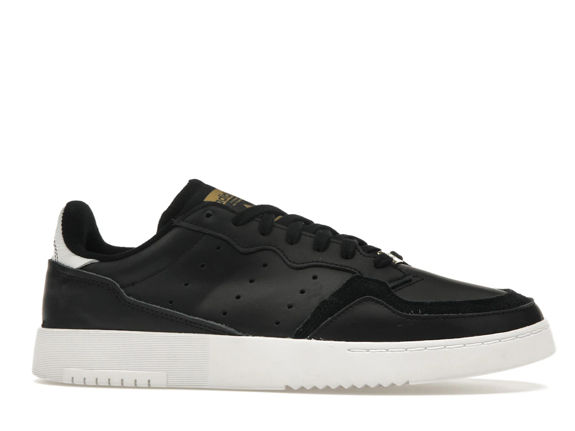 Vue 2 de adidas Supercourt Core Black White