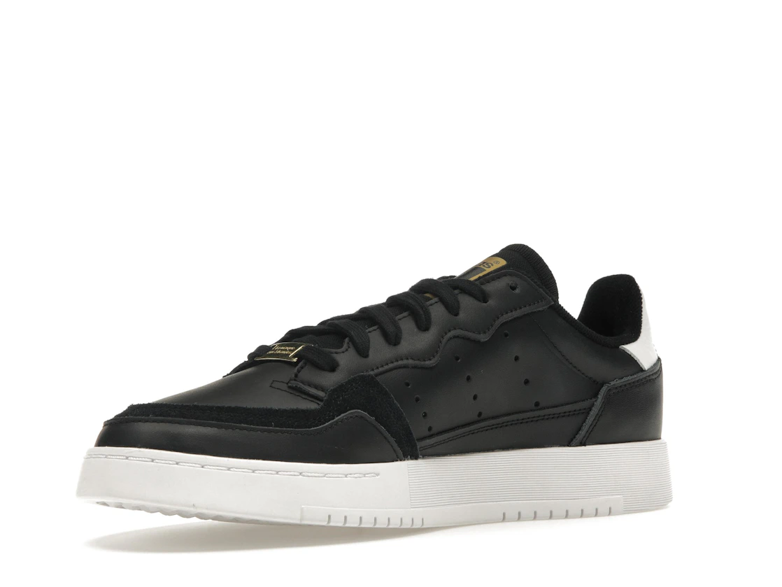 Vue 15 de adidas Supercourt Core Black White