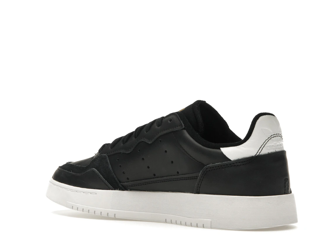 Vue 23 de adidas Supercourt Core Black White